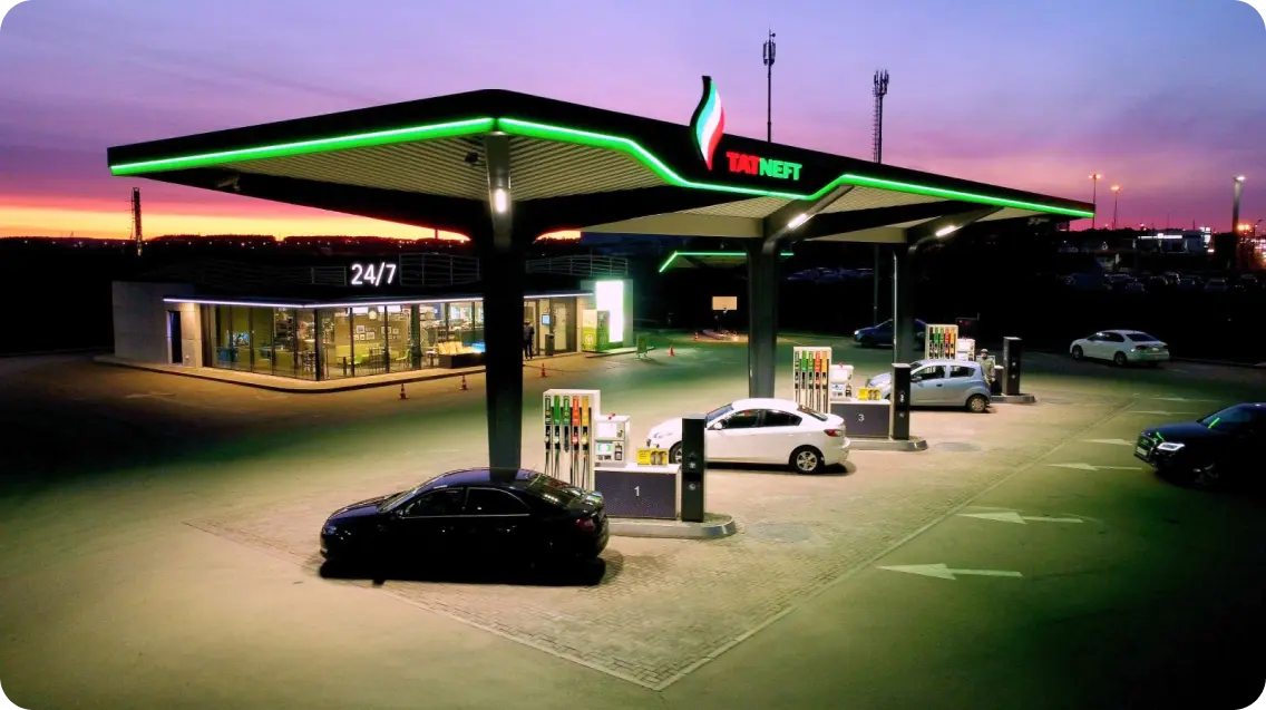 Заправка сети TATNEFT